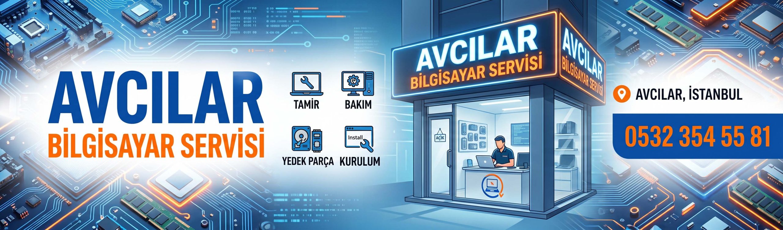 Kaliteli hizmet, uygun fiyat! Avcılar bilgisayar tamiri, SSD yükseltme ve format işlemleriniz için garantili teknik servisimizden destek alın